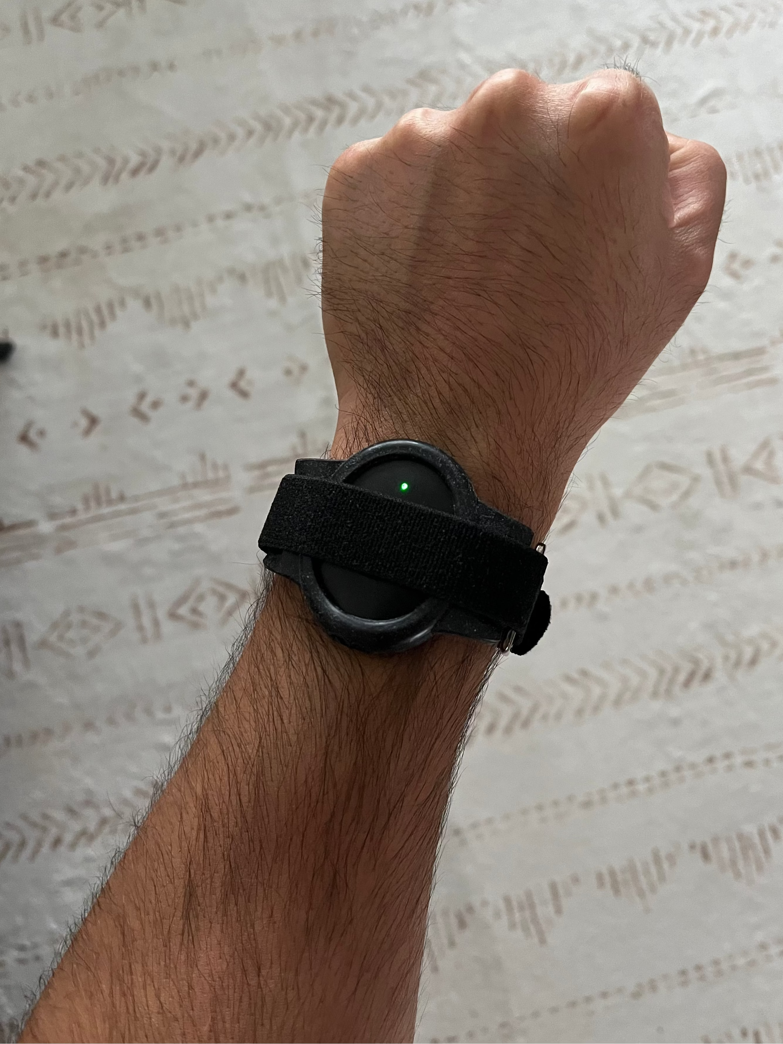 Wearing the Pulse Device for general wellness